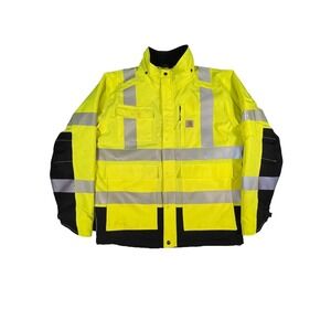 Carhartt HV Sherwood Class 3 Jacket Men Medium Brite Lime Water Repellent Warmth